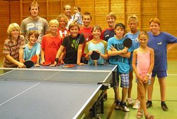 Tischtennisturnier in der Mehrzweckhalle